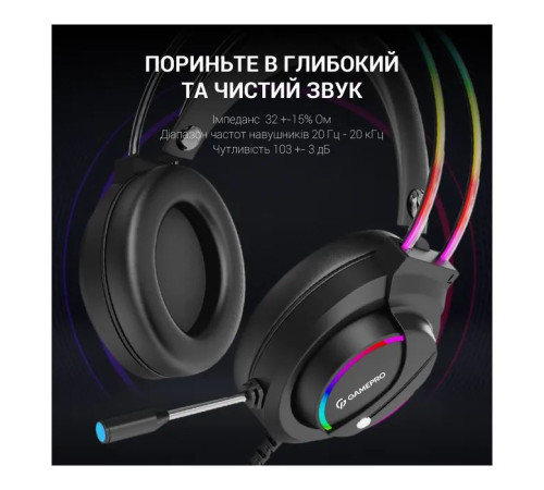 Навушники GamePro HS733 Black (HS733)