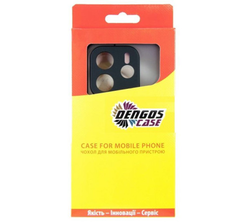 Чохол до мобільного телефона Dengos Kit Xiaomi Redmi Note 14 5G case Matte + glass (Black) (DG-KM-127)