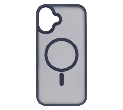 Чехол для мобильного телефона 2E iPhone 16 Plus Soft Touch MagSafe Cover dark blue (2E-IPH-16PL-OCLS-DB)