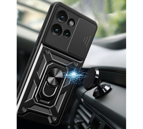 Чохол до мобільного телефона BeCover Military Motorola Edge 50 Black (713050)