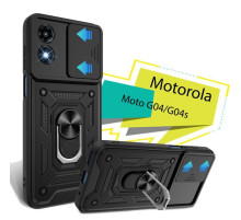 Чохол до мобільного телефона BeCover Military Motorola Moto G04/G04s Black (713062)