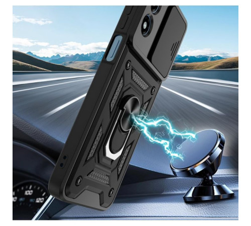 Чохол до мобільного телефона BeCover Military Motorola Moto G04/G04s Black (713062)