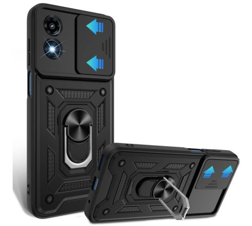 Чохол до мобільного телефона BeCover Military Motorola Moto G04/G04s Black (713062)