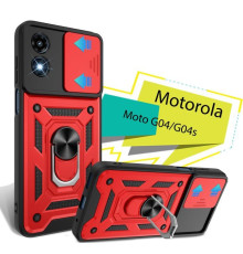 Чохол до мобільного телефона BeCover Military Motorola Moto G04/G04s Red (713065)
