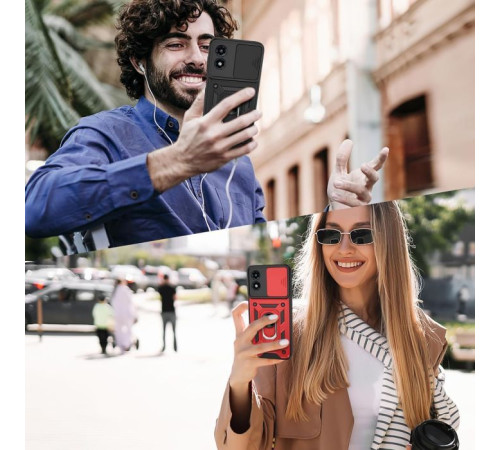 Чохол до мобільного телефона BeCover Military Motorola Moto G04/G04s Red (713065)