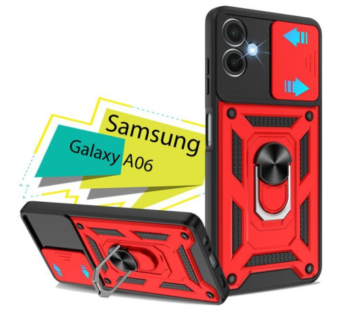 Чохол до мобільного телефона BeCover Military Samsung Galaxy A06 SM-A065 Red (713068)
