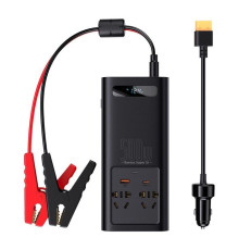Автомобільний інвертор 12V/220V 500W Super Si Power Inverter CN/EU Black Baseus (CGNB000101)