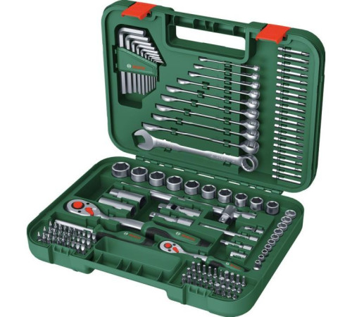 Набір інструментів Bosch 1/2", 1/4", 132шт, CrV (1.600.A02.Z9B)