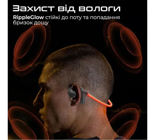 Навушники Promate RippleGlow Black (rippleglow.black)
