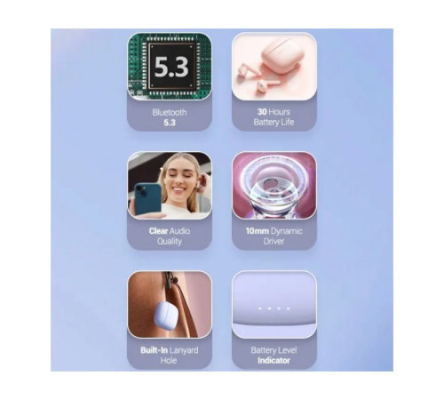 Навушники Vention Elf Earbuds E03 Blue (NBHS0)