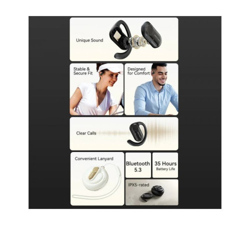 Навушники Vention OpenBeat O11 Beige (NBPN0)