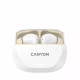 Наушники Canyon Hexagon 7 TWS ANC+ENC Wireless Charge White/Beige (CNS-TWS7WB)