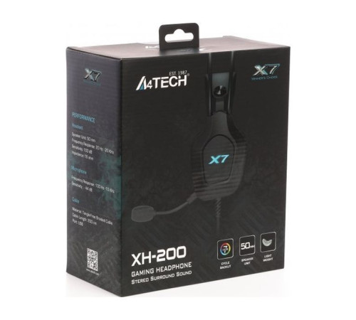 Навушники A4Tech XH-200 Black (4711421001427)