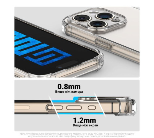 Чохол до мобільного телефона Armorstandart Air Force Xiaomi Poco M7 5G Camera cover Clear (ARM85152)