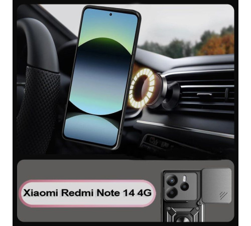 Чохол до мобільного телефона BeCover Military Xiaomi Redmi Note 14 4G Black (713451)