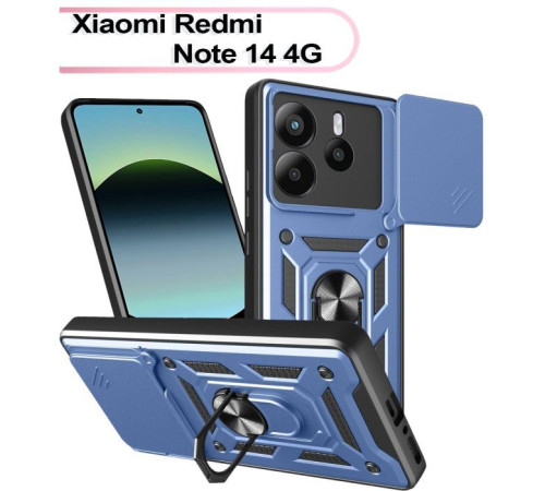 Чохол до мобільного телефона BeCover Military Xiaomi Redmi Note 14 4G Blue (713452)