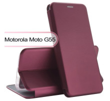 Чохол до мобільного телефона BeCover Exclusive Motorola Moto G55 Red Wine (713521)