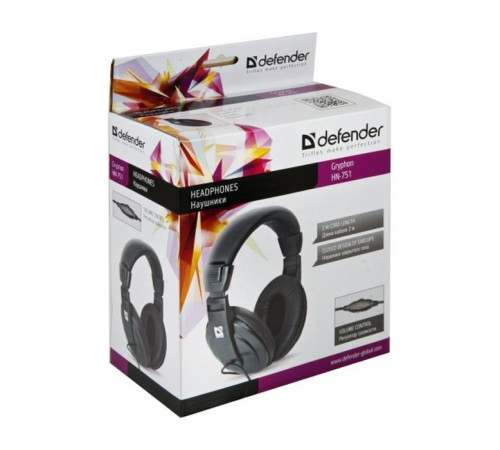 Навушники Defender Gryphon HN-750 Black (63750)