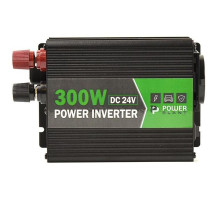 Автомобильный инвертор 24V/220V 300W, USB 5V 1A, HYM300-242 PowerPlant (KD00MS0002)