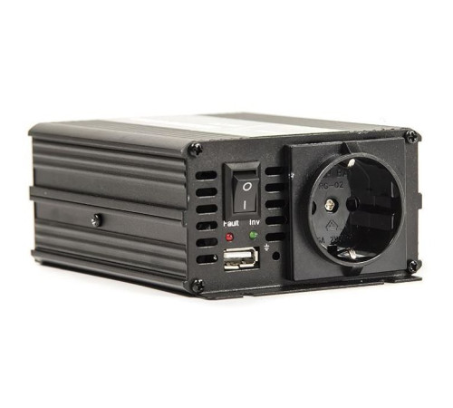 Автомобільний інвертор 24V/220V 300W, USB 5V 1A, HYM300-242 PowerPlant (KD00MS0002)