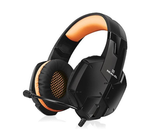Навушники REAL-EL GDX-7700 SURROUND 7.1 black-orange