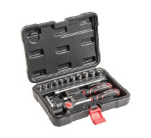 Набір інструментів Top Tools торцевих гайкових ключів 1/4”, 15 од. (38D525)