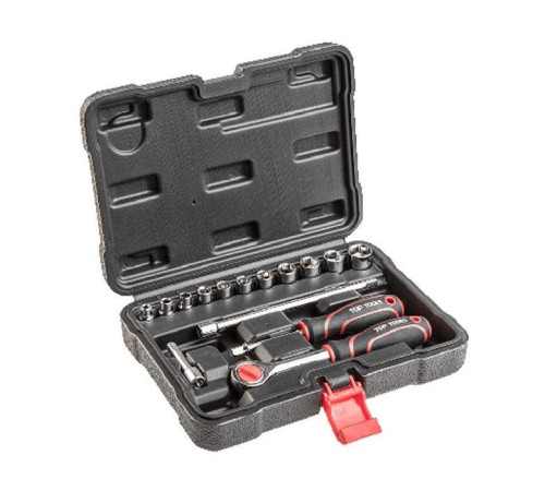 Набір інструментів Top Tools торцевих гайкових ключів 1/4”, 15 од. (38D525)