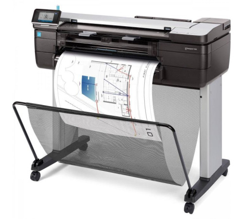 Плоттер HP DesignJet T830 с Wi-Fi 24'' (F9A28D)