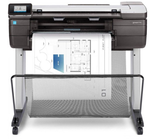 Плоттер HP DesignJet T830 с Wi-Fi 24'' (F9A28D)