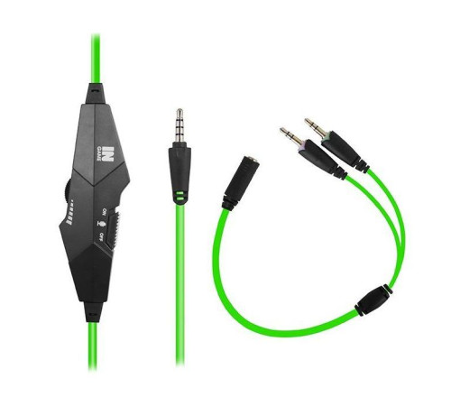 Навушники Gemix N3 Black-Green Gaming