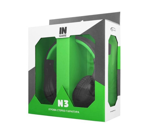 Навушники Gemix N3 Black-Green Gaming