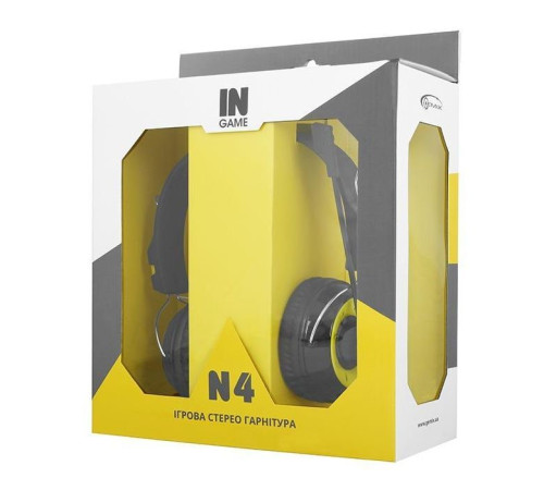 Наушники Gemix N4 Black-Yellow Gaming