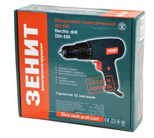 Шуруповерт Зенит ЗШ-550 (834612)