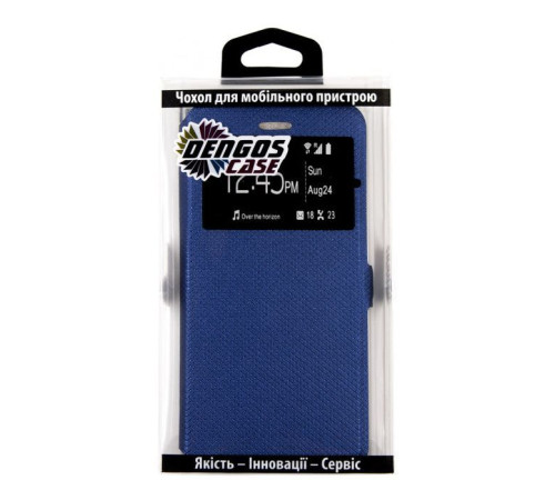 Чохол до мобільного телефона Dengos Flipp-Book Call ID Samsung Galaxy A31, blue (DG-SL-BK-261) (DG-SL-BK-261)