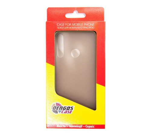 Чохол до мобільного телефона Dengos Matt Huawei Y6P, green (DG-TPU-MATT-55) (DG-TPU-MATT-55)