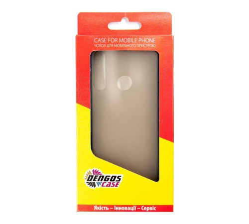 Чохол до мобільного телефона Dengos Matt Huawei Y6P, blue (DG-TPU-MATT-56) (DG-TPU-MATT-56)