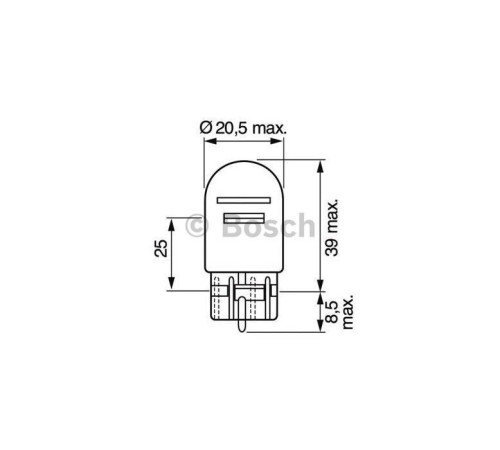 Автолампа Bosch 21/5W (1 987 302 252)