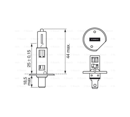 Автолампа Bosch галогенова 55W (1 987 302 011)