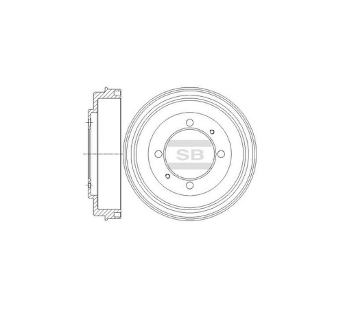 Тормозной диск HI-Q SD4318