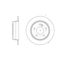 Тормозной диск REMSA 6193.00