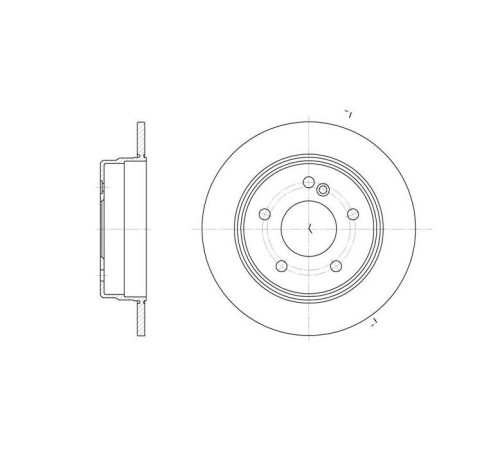Гальмівний диск REMSA 6193.00