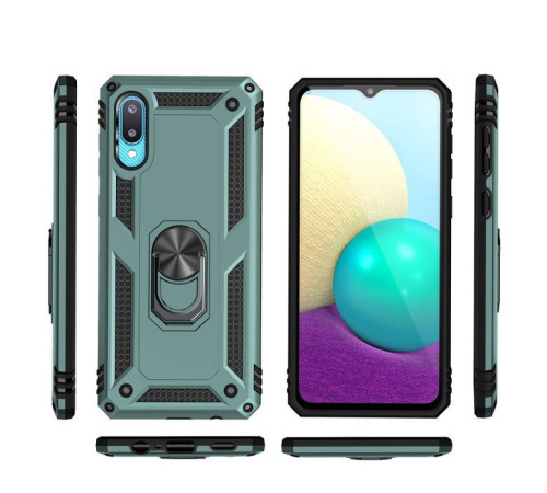 Чохол до мобільного телефона BeCover Military Samsung Galaxy A02 SM-A022 / M02 SM-M022 Dark Green (706641)