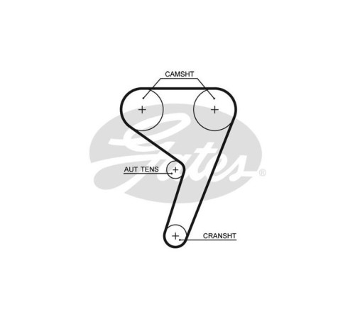 Ремень ГРМ Gates 5433XS