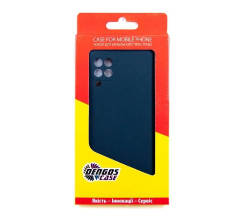 Чохол до мобільного телефона Dengos Carbon Samsung Galaxy M22 blue (DG-TPU-CRBN-131)