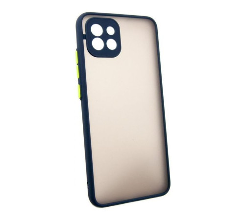 Чохол до мобільного телефона Dengos Matte Samsung Galaxy A03 (blue) (DG-TPU-MATT-94)