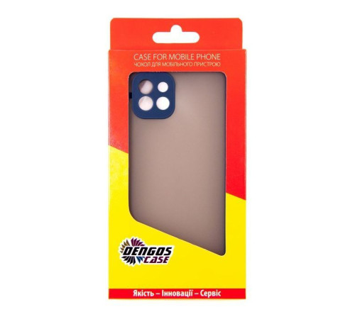 Чохол до мобільного телефона Dengos Matte Samsung Galaxy A03 (blue) (DG-TPU-MATT-94)