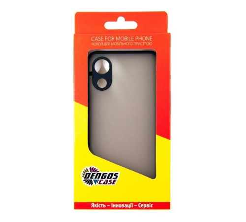 Чохол до мобільного телефона Dengos Matte Samsung Galaxy A03 Core (black) (DG-TPU-MATT-96)