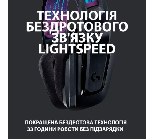 Навушники Logitech G535 Lightspeed Wireless Gaming Headset Black (981-000972)