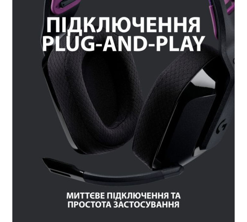 Навушники Logitech G535 Lightspeed Wireless Gaming Headset Black (981-000972)