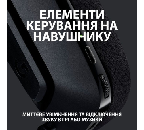 Навушники Logitech G535 Lightspeed Wireless Gaming Headset Black (981-000972)
